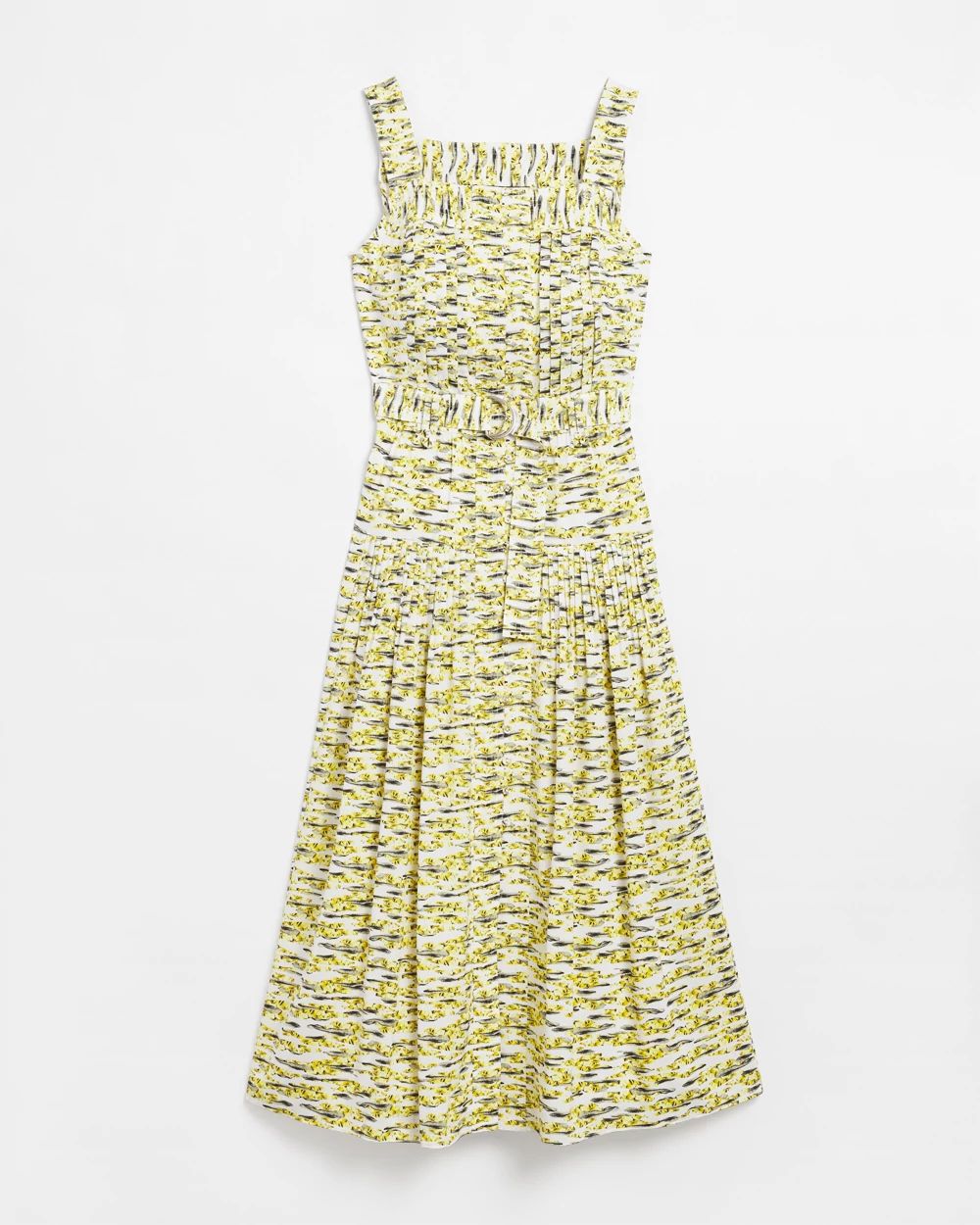 White house black market yellow dress new arrivals